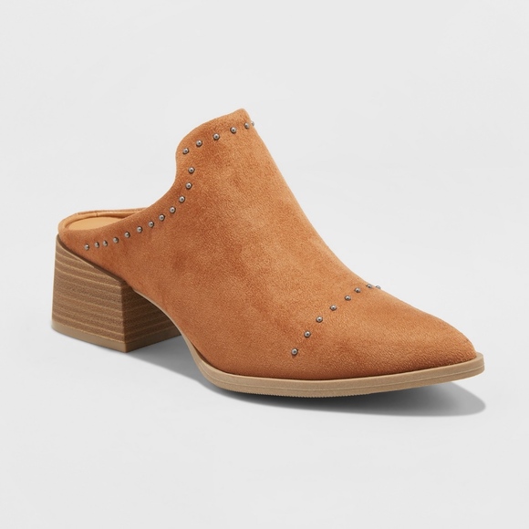 Universal Thread Shoes - Universal Thread Crista Studded Heeled Mules New